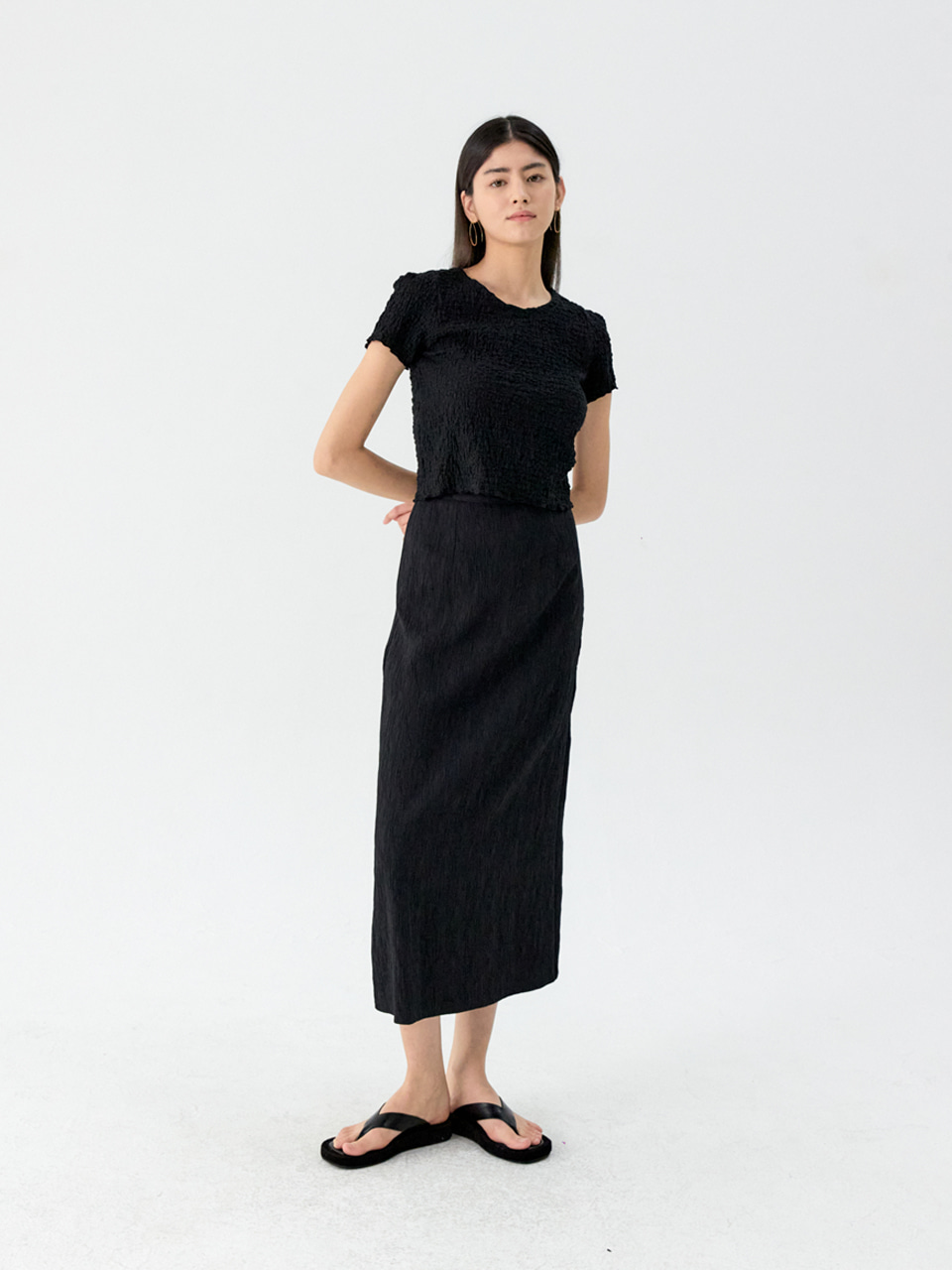 Ray Wave Skirt (Black)