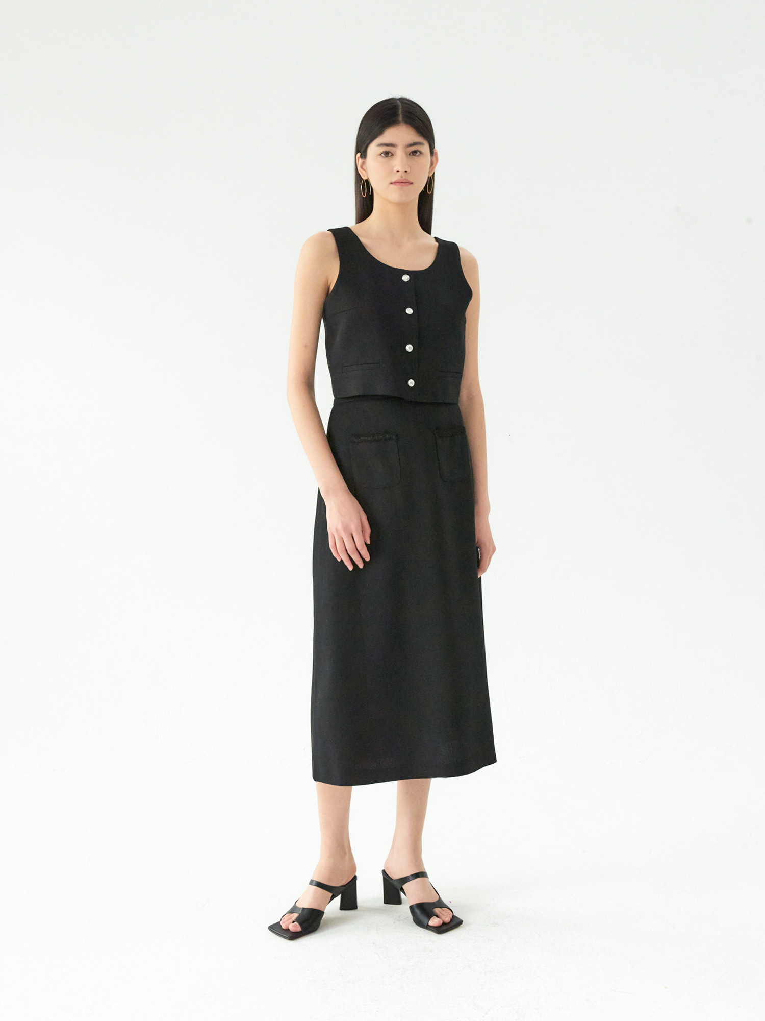 Jubiler Midi Skirt (Black)